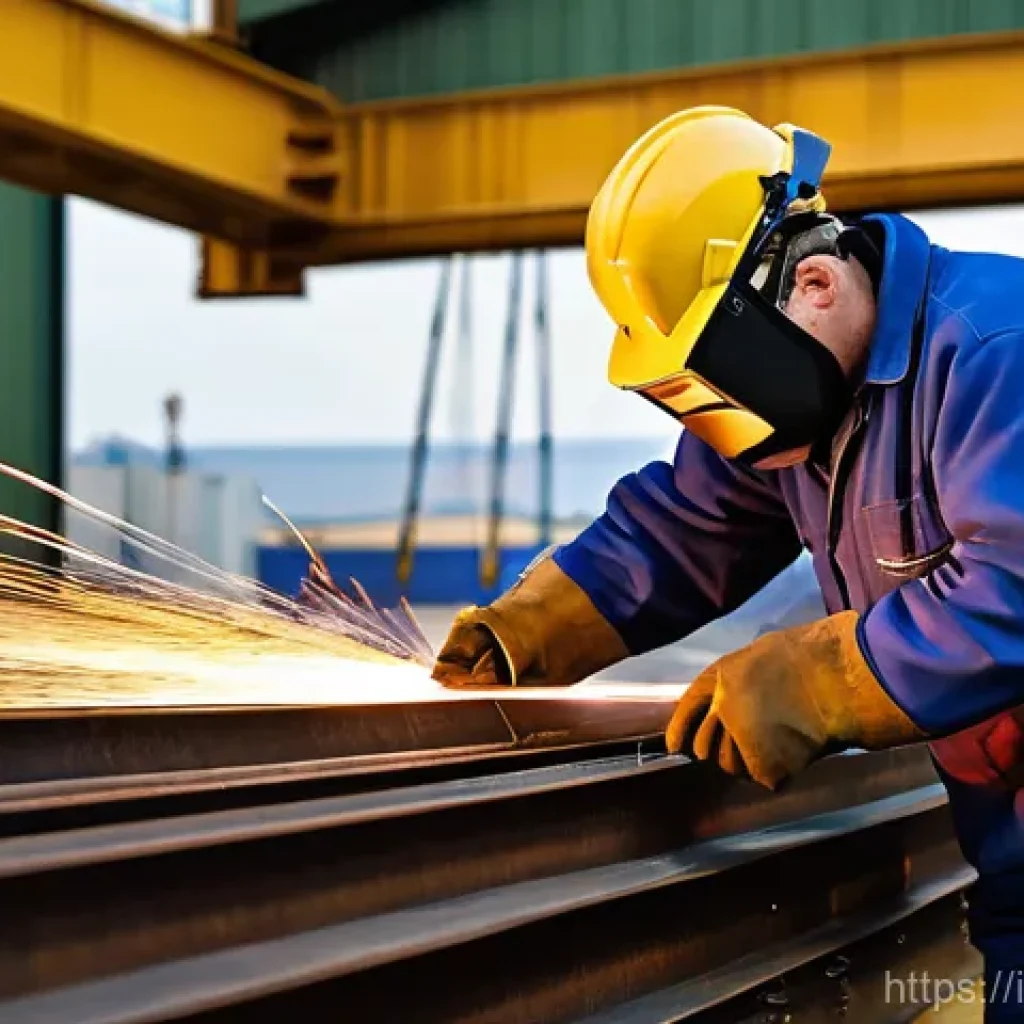 용접사로서의 윤리와 책임 - **Prompt 1: The Art of Precision Welding in Genoa Shipyards**
"A highly skilled and focused weld...