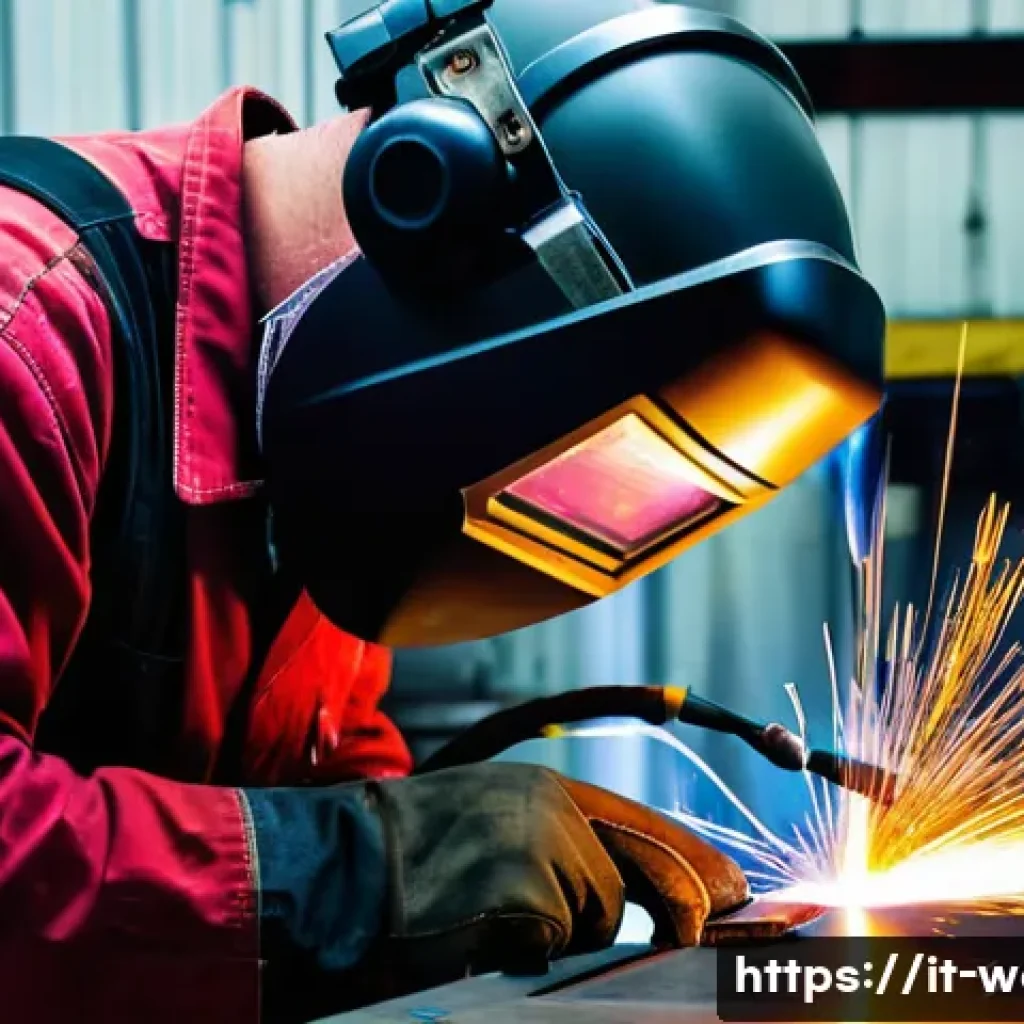 TIG 용접 실무 활용법 - **A highly skilled Italian TIG welder, male or female, in their mid-30s to 40s, meticulously perform...