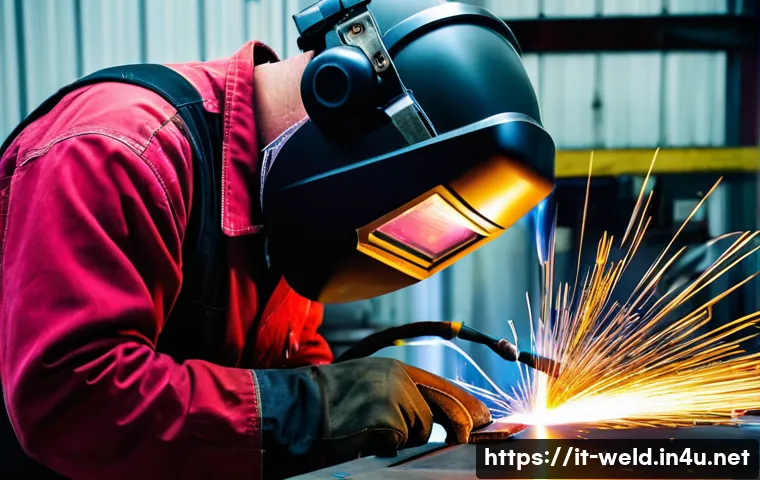 TIG 용접 실무 활용법 - **A highly skilled Italian TIG welder, male or female, in their mid-30s to 40s, meticulously perform...